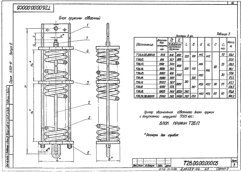 Блок пружинный Т26. Страница 03