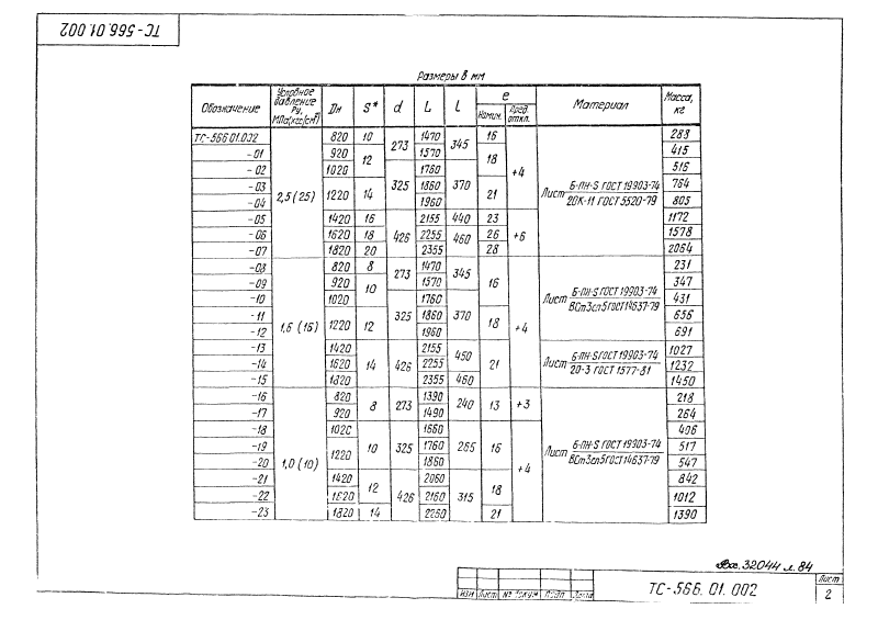 Грязевики горизонтальные ТС-566.00.000. Страница 10