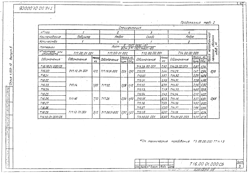 Опора скользящая Т16. Страница 7